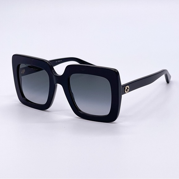 NEW GUCCI GG0328S 001 SQUARE WOMEN SUNGLASSES GUCCI NEW COLLECTION EYEWEAR - Picture 3 of 12